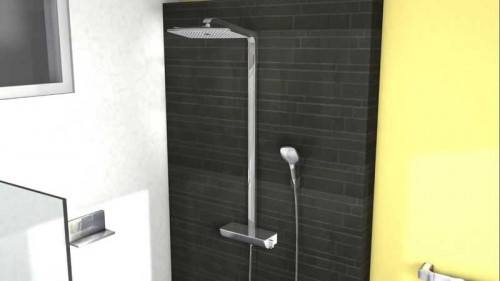 Душевая система Hansgrohe Raindance Select E 27112000 Хром латунь на стену