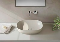 Раковина-чаша Vitra Outline Recycled 60 7995B066-0016 Матовый тауп фарфор накладная
