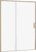 Душевая дверь Aquanet Pleasure Evo AE65-N150-GBT 150 352428 профиль Золото-никель браш стекло прозрачное