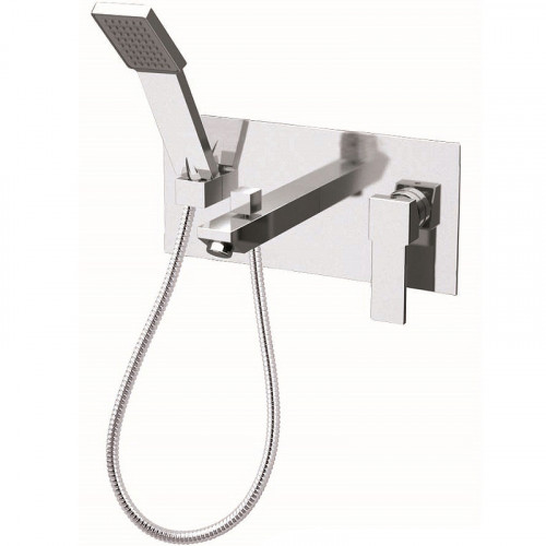 Смеситель для ванны Remer Qubica Q04 Хром латунь встраиваемый