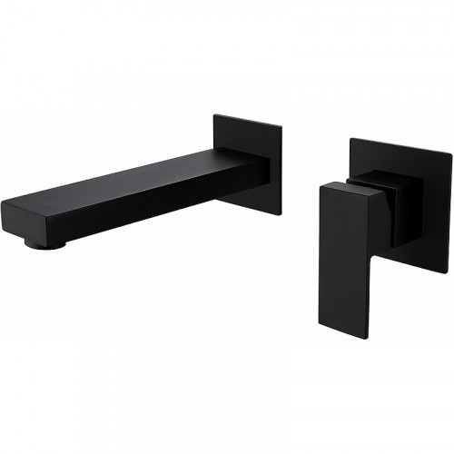 Смеситель для раковины Abber Daheim AF8212B Черный матовый латунь встраиваемый