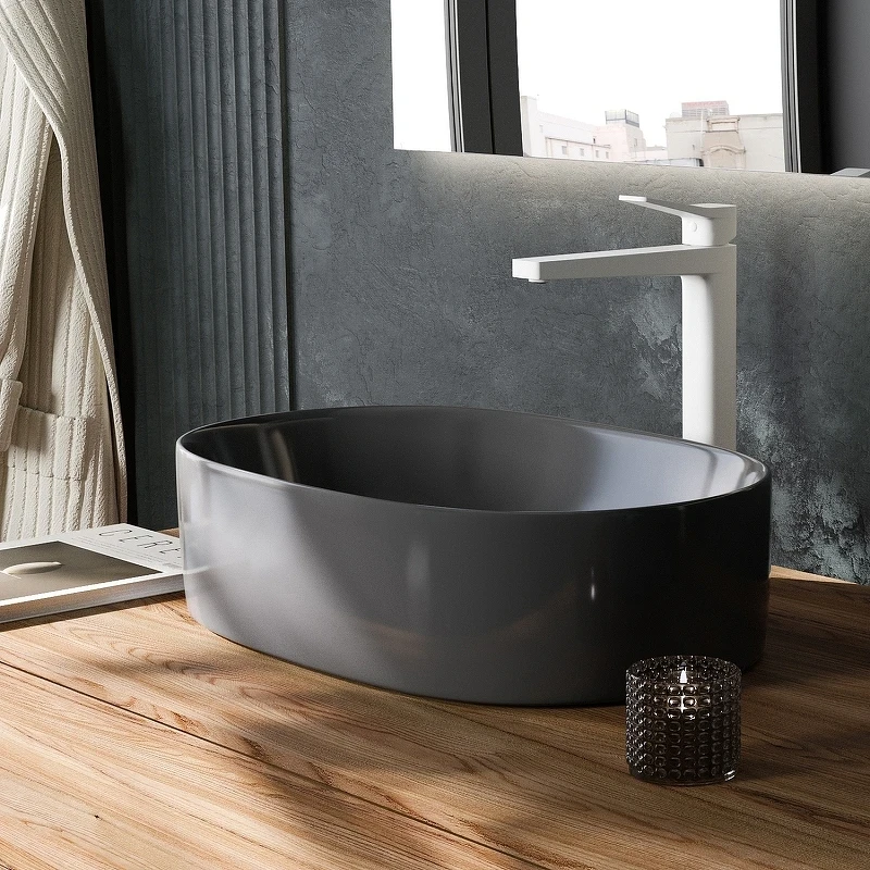 Смеситель для раковины WasserKRAFT Weil 2303H Белый матовый латунь