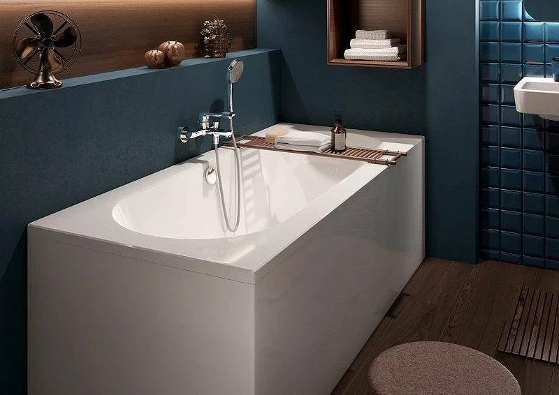 Смеситель для ванны Villeroy&Boch O.Novo TVT10400100061 Хром латунь на стену