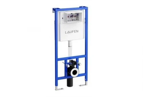 Комплект унитаза с инсталляцией Laufen Pro ПЭК 8.6996.6.000.000.R с сиденьем Микролифт и клавишей смыва Хром