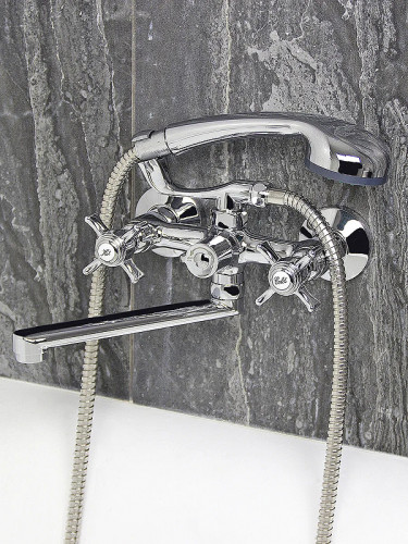 Смеситель для ванны Viko V-2122 Хром латунь на стену