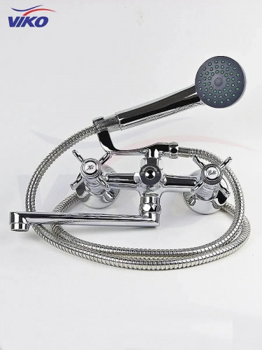 Смеситель для ванны Viko V-2122 Хром латунь на стену