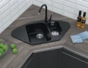 Кухонная мойка GranFest Quarz GF-Z14 Черная