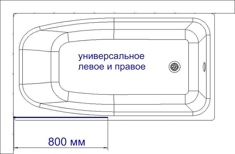 Шторка на ванну DIWO Ростов 80 4GW010 профиль Хром матовый стекло прозрачное