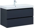Тумба с раковиной Aquanet Вега 2.0 90 344740 подвесная цвет Маренго
