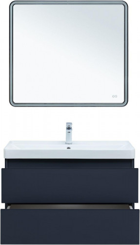 Тумба с раковиной Aquanet Вега 2.0 90 344740 подвесная цвет Маренго