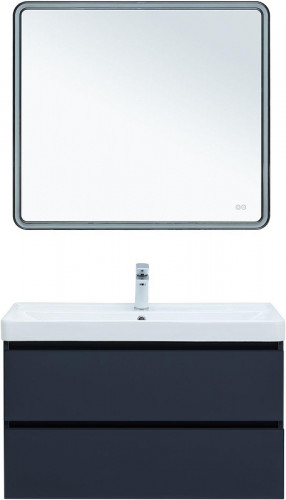 Тумба с раковиной Aquanet Вега 2.0 90 344740 подвесная цвет Маренго