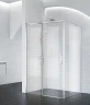 Душевой уголок BelBagno Acqua 100х80 ACQUA-AH-1-100/80-C-Cr профиль Хром стекло прозрачное