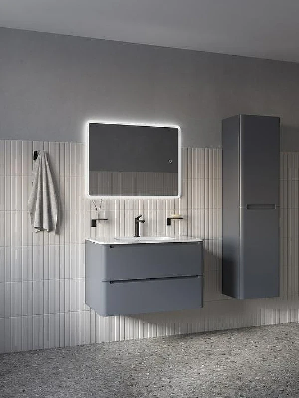 Зеркало Iddis Uniq 80 UNI8060i98 с подсветкой с сенсорным выключателем и диммером