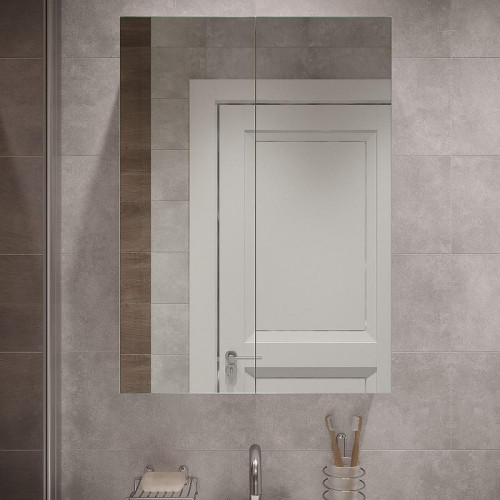 Зеркальный шкаф DIWO Архангельск 50 AH2303Z цвет Белый