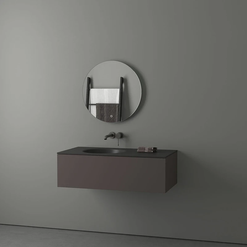 Зеркало Evoform Ledshine d60 BY 2643 с подсветкой 15 W - сенсорный выключатель - нейтральный белый свет стекло