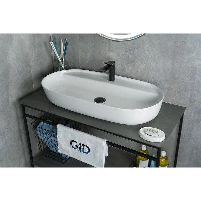 Раковина Gid Lago N9347 81 51190 цвет Белый