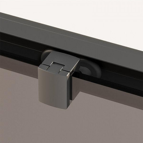 Душевая дверь Ambassador Forsa 140 17021220AB профиль Черный cтекло прозрачное