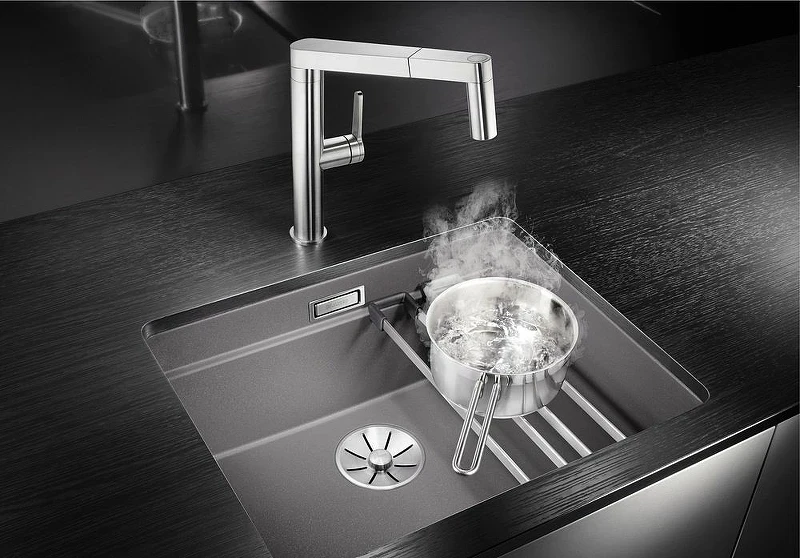 Кухонная мойка Blanco Etagon 500-U Silgranit 522232 Жасмин искусственный камень (литьевой мрамор) встраиваемый