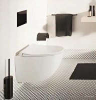 Комплект унитаза с инсталляцией Vitra Sento 9830B003-7211 с сиденьем Микролифт фарфор подвесной