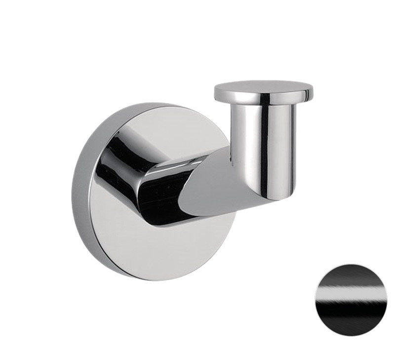 Крючок Remer Guest GS50CFP цвет Черный брашированный хром