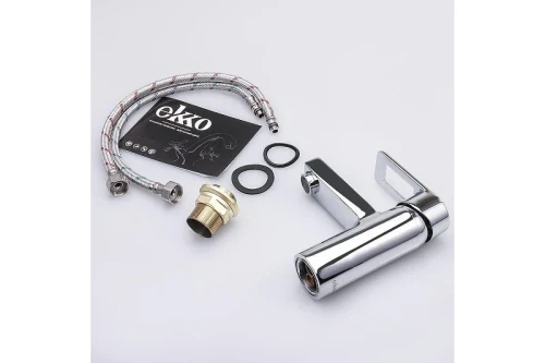 Смеситель для раковины Ekko E10072 цвет Хром