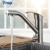 Смеситель для кухни Frap H21-5 F4321-5 Сатин латунь