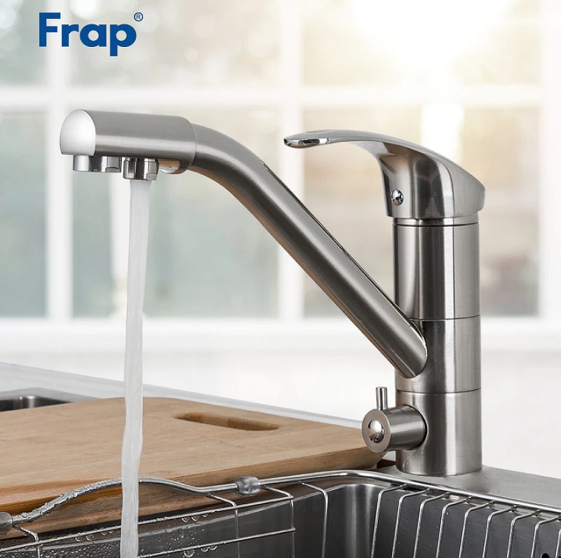 Смеситель для кухни Frap H21-5 F4321-5 Сатин латунь