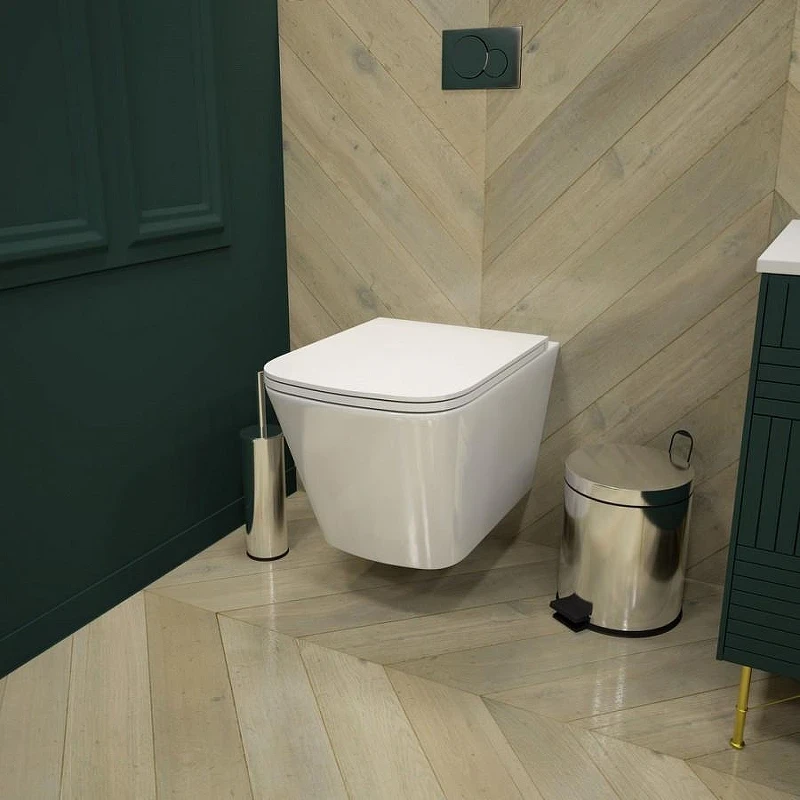 Комплект унитаза с инсталляцией Grohe Rapid SL 39195001 цвет Белый с сиденьем Микролифт и клавишей смыва цвет Хром