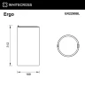 Ведро для мусора Whitecross Ergo black ER2290BL цвет Черный матовый
