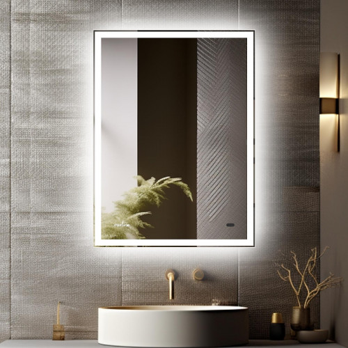 Зеркало Mixline Минио-2 100 547050 с подсветкой с сенсорным выключателем