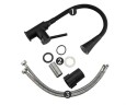 Смеситель для кухни Frap H44 F4044-6 Черный матовый латунь
