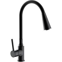 Смеситель для кухни Frap H44 F4044-6 Черный матовый латунь