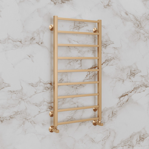 Водяной полотенцесушитель Terminus Контур П9 400х1000 4670078529671 Хром, нижнее подключение, G 1/2" ВР, с угловым соединением нержавеющая сталь