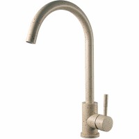 Смеситель для кухни ESKO K45 Beige Бежевый гранит матовый нержавеющая сталь