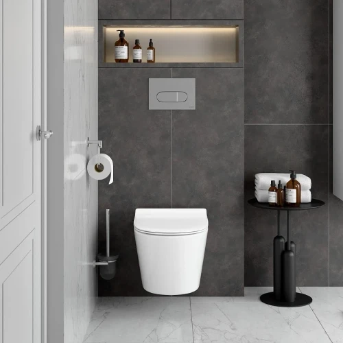 Унитаз Vitra M50 8302B003-6404 подвесной цвет Белый с сиденьем Микролифт