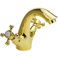 Смеситель для раковины Migliore Lady 18856 Золото латунь