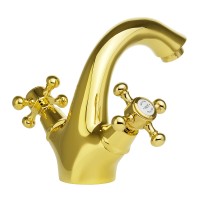 Смеситель для раковины Migliore Lady 18856 Золото латунь