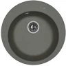 Кухонная мойка Florentina Никосия-510 20.135.B0510.102 Черная искусственный камень (литьевой мрамор) встраиваемый