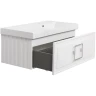 Тумба под раковину La Fenice Cubo 90 FNC-01-CUB-B-90 подвесная Белая матовая МДФ / ЛДСП