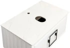 Тумба под раковину La Fenice Cubo 90 FNC-01-CUB-B-90 подвесная Белая матовая МДФ / ЛДСП