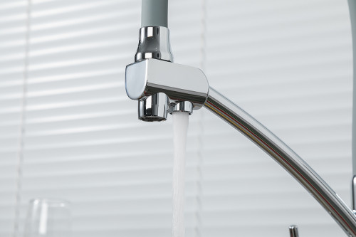 Смеситель для кухни Gappo G4398-17 Хром Серый латунь