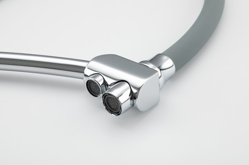 Смеситель для кухни Gappo G4398-17 Хром Серый латунь