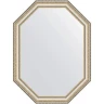 Зеркало Evoform Octagon 61х81 BY 7051 в багетной раме - Золотые бусы на серебре 60