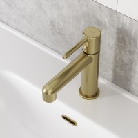 Смеситель для раковины Iddis Aiger AIGMG00i01 Золото матовое латунь
