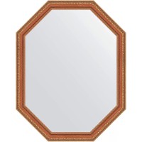 Зеркало Evoform Octagon 71х91 BY 7056 в багетной раме - Бронзовые бусы на дереве 60 мм стекло