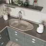 Кухонная мойка Domaci Болонья 94 М-23-003 цвет Бежевый