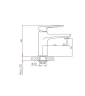 Смеситель для раковины Cron CN10521 Хром