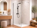 Душевая перегородка Aquatek Walk In 80 AQ.WI.080.1CH профиль Хром стекло прозрачное