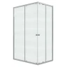 Душевой уголок Niagara Eco 100х80 NG-1018-14QMT профиль цвет Хром матовый стекло матовое