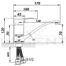Смеситель для раковины Wisent W45215-1 цвет Хром